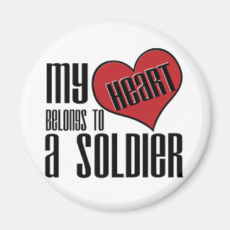 Imán Mi Corazón Pertenece A Un Soldado