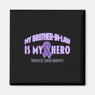 Imán Mi cuñado es mi héroe de cáncer pancreático Awa