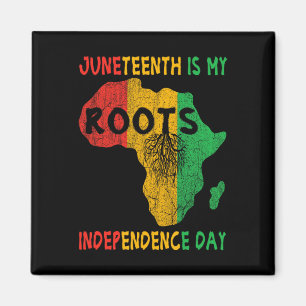 Imán Mi Día de la Independencia África Rota a los Hombr