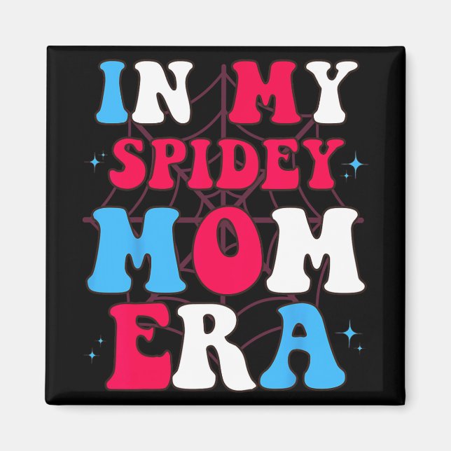Imán Mi Día de la Madre Spidey Mom (Frente)