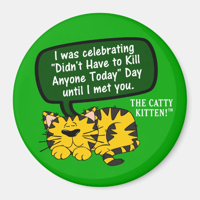 Imán Mi día iba genial hasta que te vi (Frente)