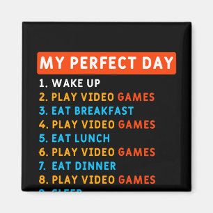 Imán Mi día perfecto - Juegos