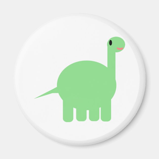 Imán mi dinosaurio personalizado (Frente)