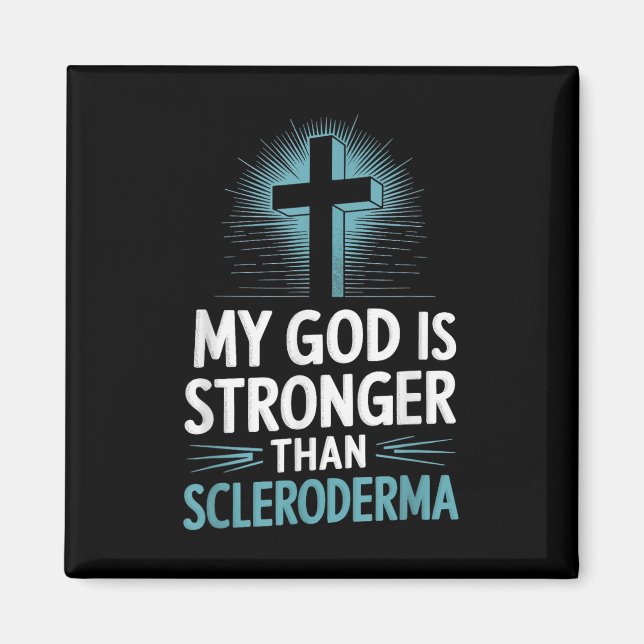 Imán Mi Dios Es Más Fuerte Que Escleroderma (Frente)