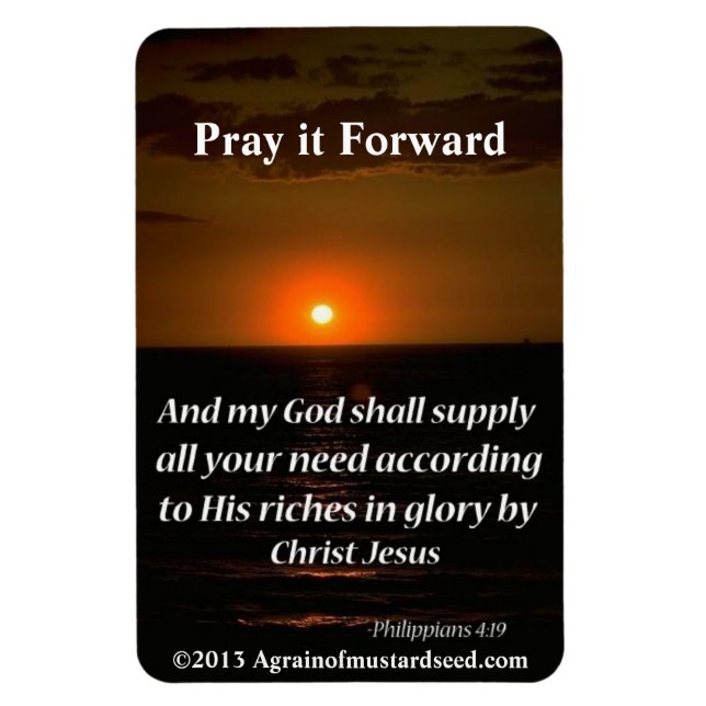 Imán Mi Dios proveerá todas tus necesidades (Vertical)