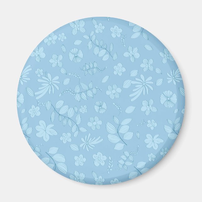 Imán Mi Diseño de Flor 7 (Frente)