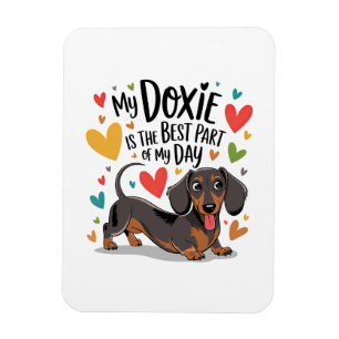 Imán Mi Doxie Es La Mejor Parte De Mi Día