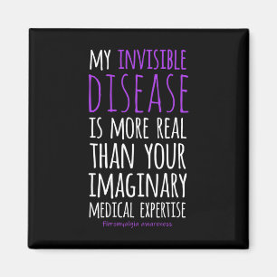 Imán Mi Enfermedad Invisible Es Fibromialgia Real Aware