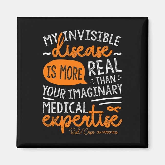Imán Mi Enfermedad Invisible Es Real (Frente)