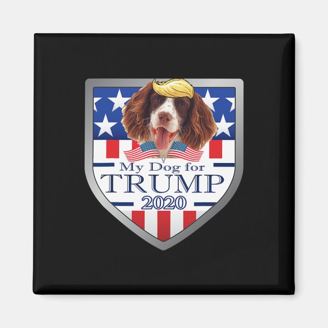 Imán Mi English Springer Spaniel para Trump (Frente)