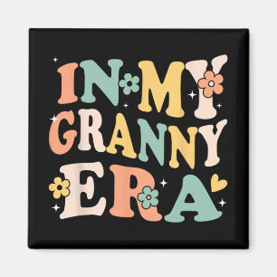 Imán Mi Era de Abuela Divertido Sarcástico Groovy Retro
