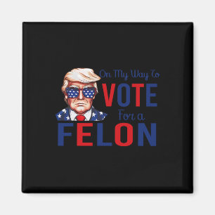 Imán Mi Forma De Votar Por Una Cita Divertida De Felon 