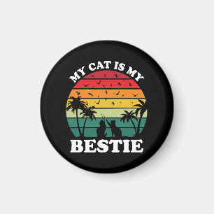 Imán Mi gato es mi mejor amigo