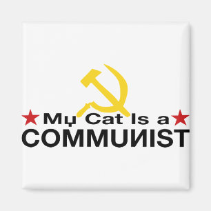 Imán Mi gato es un COMUNISTA