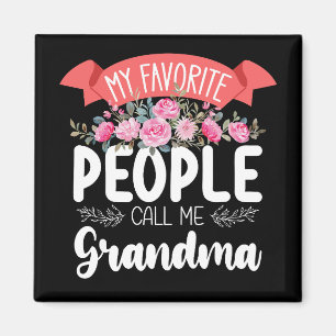 Imán Mi gente favorita me llama Día de la Madre Abuela