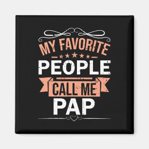 Imán Mi Gente Favorita Me Llama Pap Retro Hombres Padre