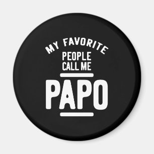 Imán Mi gente favorita me llama Papo Regalo de padre