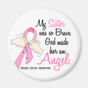 Imán Mi hermana es un cáncer de pecho del ángel 2