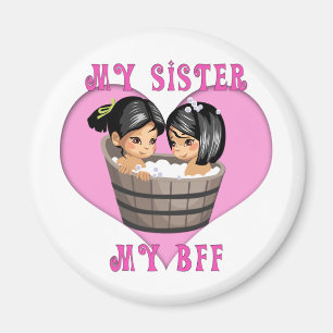 Imán Mi hermana MI BFF Bath