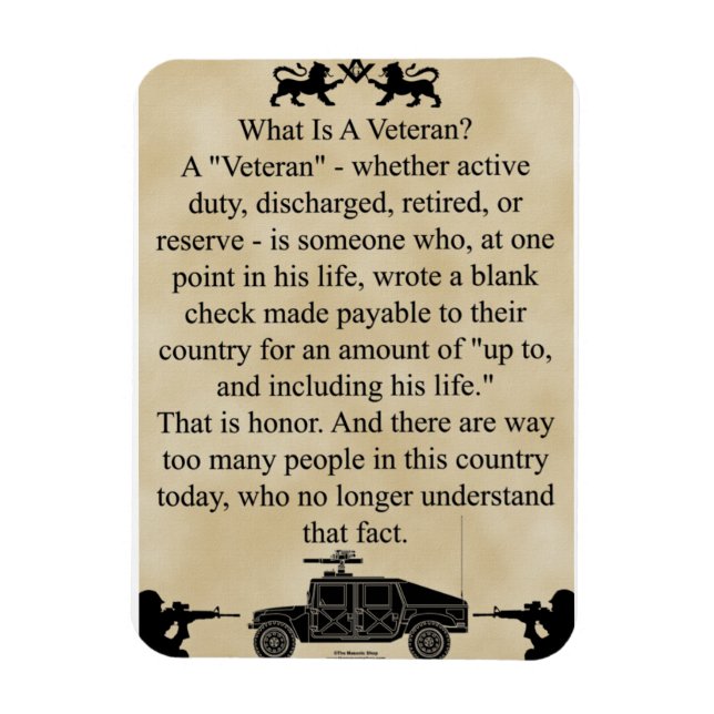 Imán Mi hermano el veterano (Vertical)