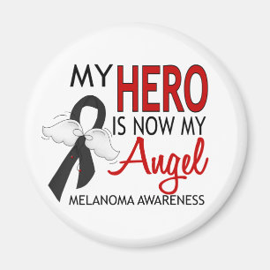 Imán Mi héroe es mi melanoma del ángel