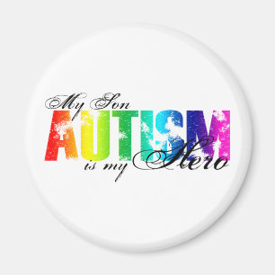 Imán Mi héroe mi hijo - autismo