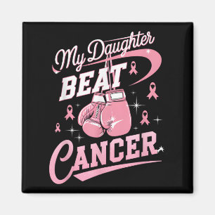Imán Mi hija golpea al cáncer de mama contra el cáncer 