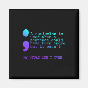 Imán Mi historia no termina de un semicilón para preven