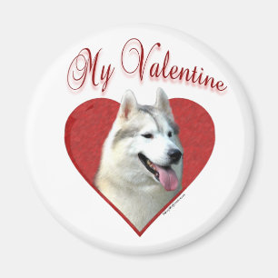 Imán Mi Husky Siberiano Valentine: Amar a los Huskies