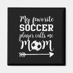 Imán Mi jugador de fútbol favorito me llama mamá 
