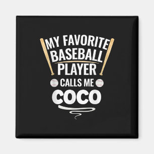 Imán Mi jugador favorito de béisbol me llama Coco