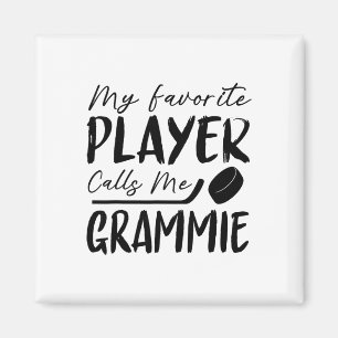 Imán Mi jugador favorito me llama Grammie jugadora de h