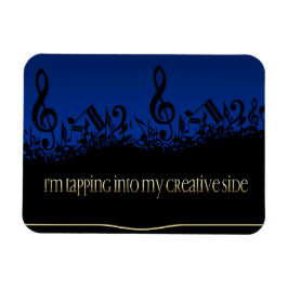 Imán "Mi lado creativo" Motivación Afirmación flexible