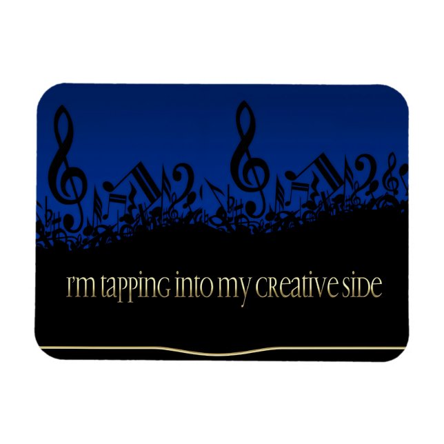 Imán "Mi lado creativo" Motivación Afirmación flexible