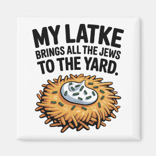 Imán Mi Latke trae a todos los judíos al Yard Hanukkah