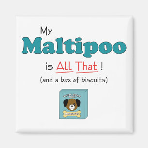 Imán ¡Mi Maltipoo es todo el eso!