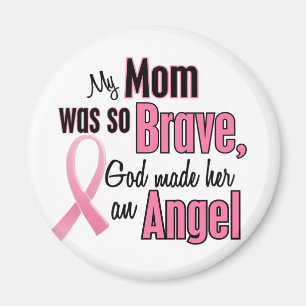 Imán Mi mamá es un cáncer de pecho del ángel
