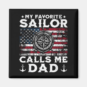 Imán Mi marinero favorito me llama papá - orgulloso pap