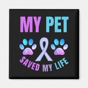 Imán Mi Mascota Salvó Mi Vida Apoyo Emocional de Patas