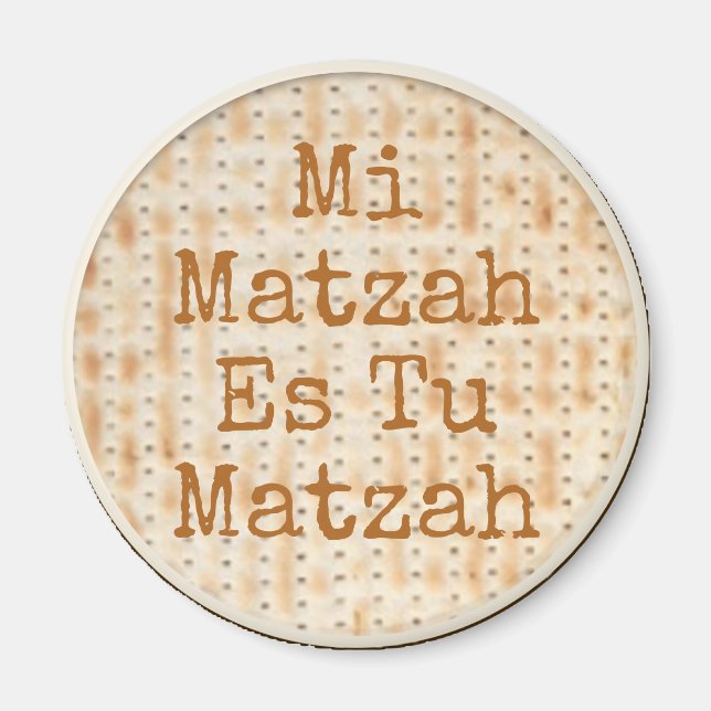 Imán Mi Matzah es tu matzah (Frente)