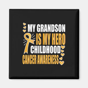 Imán Mi nieto es mi héroe Conciencia sobre el cáncer in
