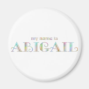 Imán Mi nombre es Abigail