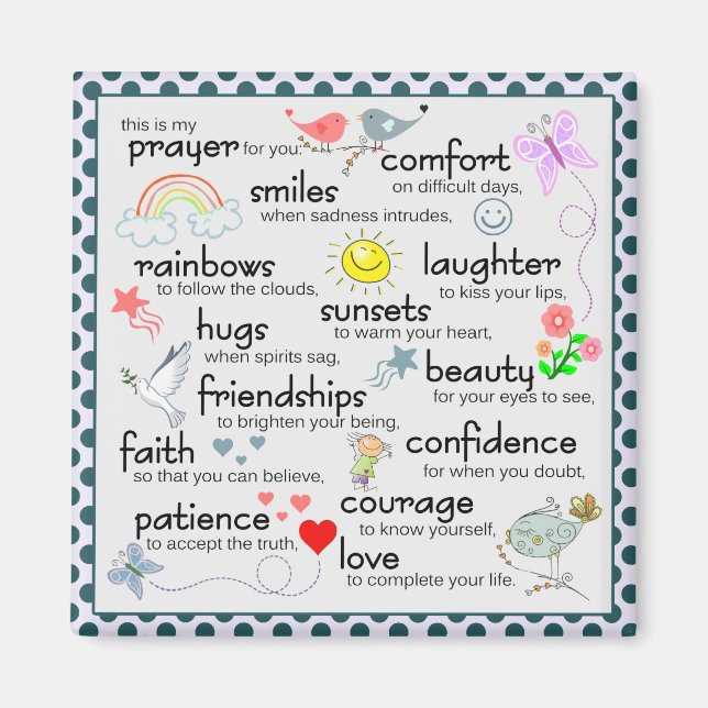 Imán Mi Oración Por Ti (Frente)