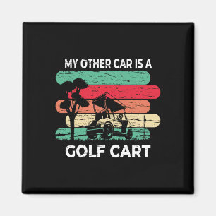 Imán Mi Otro Auto Es Un Carrito De Golf - Golf Divertid