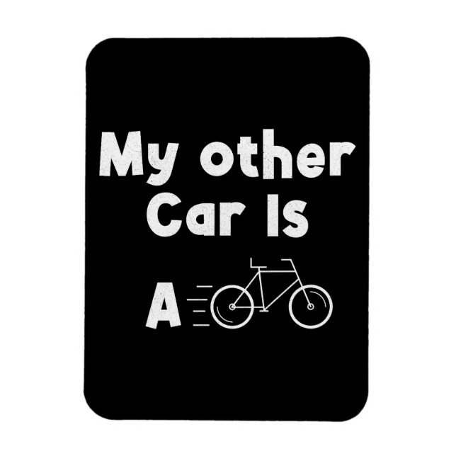Imán Mi otro auto es una bicicleta (Vertical)
