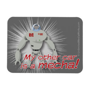 Imán ¡Mi otro coche es un Mecha!