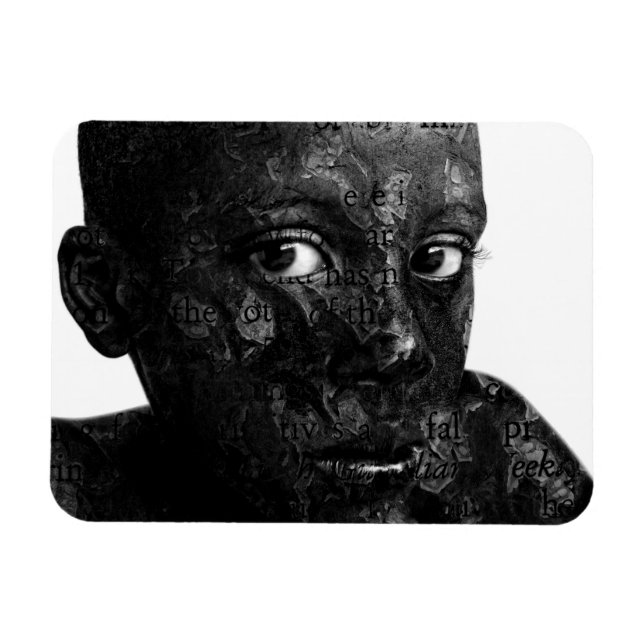 Imán mi palabra en negro (Horizontal)