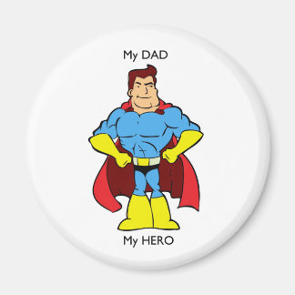 Imán Mi papá mi héroe SuperHero