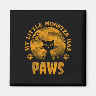 Imán Mi Pequeño Monstruo Tiene Un Gato Con Pasta