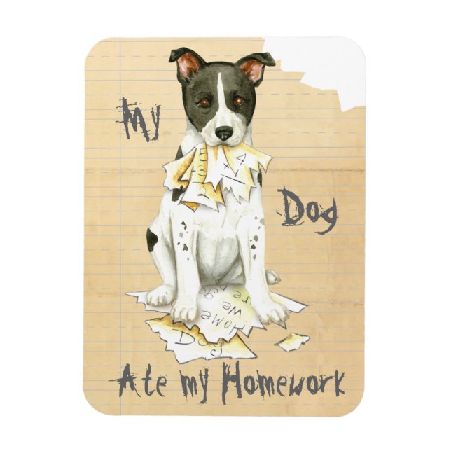 Imán Mi Perro Canaano Se Comía Mi Casa (Vertical)